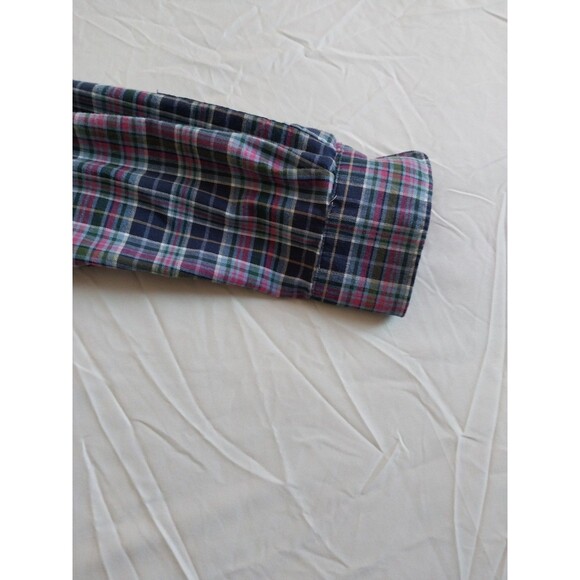 Polo Ralph Lauren Classic Performance Flannel Shirt Plaid Red Blue Green XXL - Picture 7 of 16